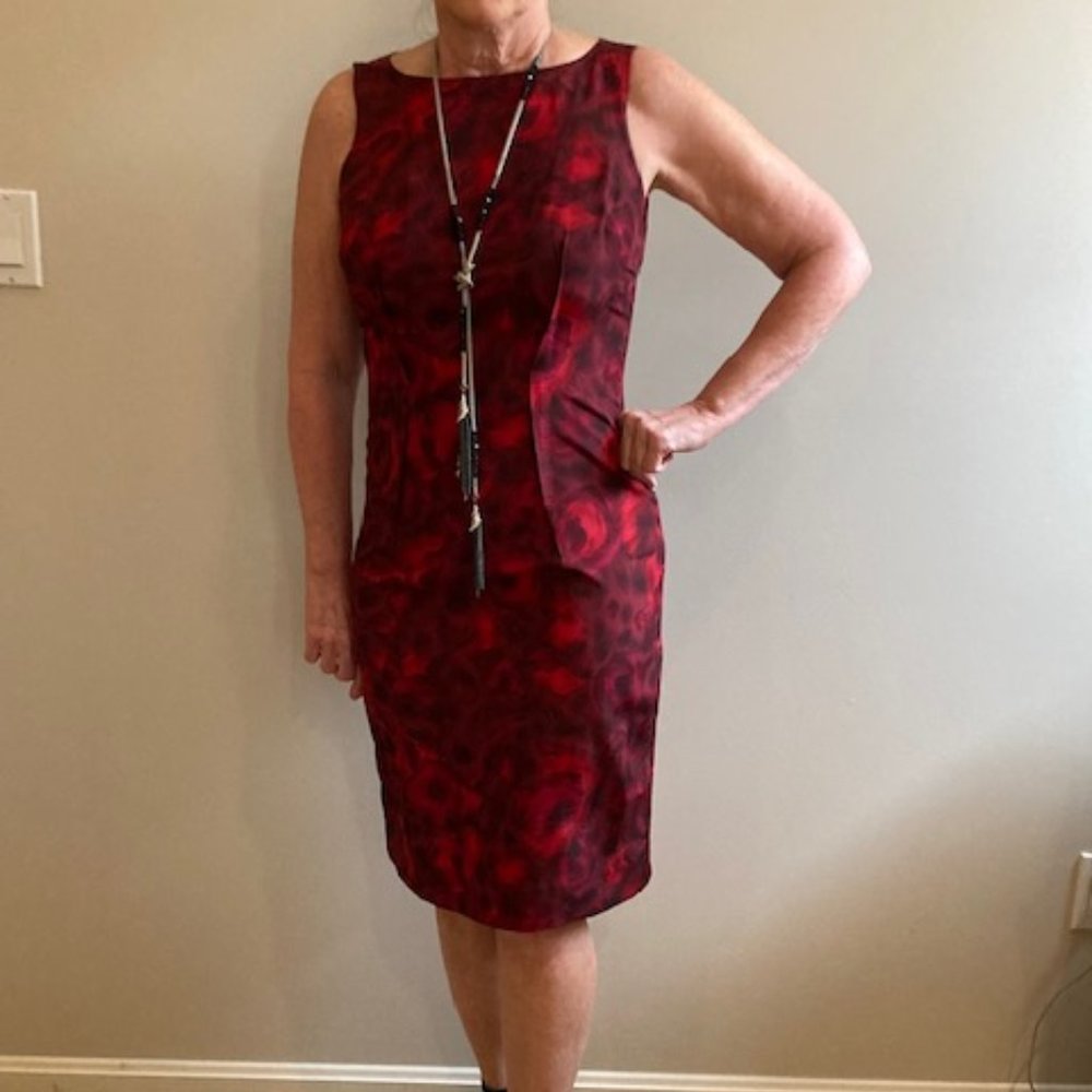 Martin & Osa NEW black and red dress size 8.